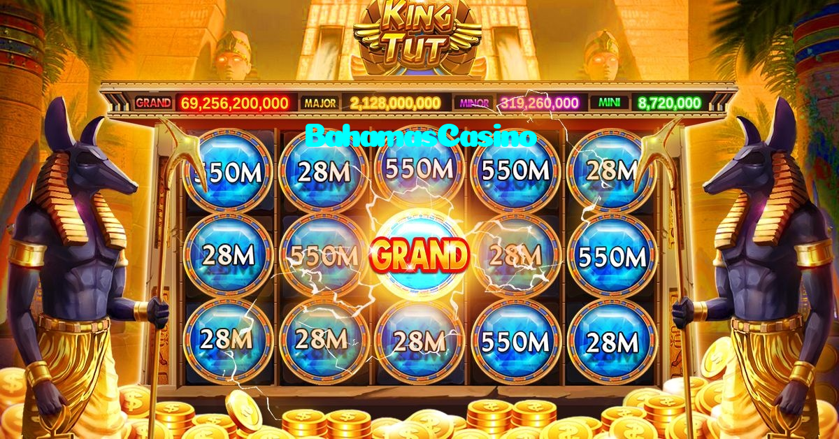 BahamasCasino casino presented on mobile device in Pakistan with slots and live games